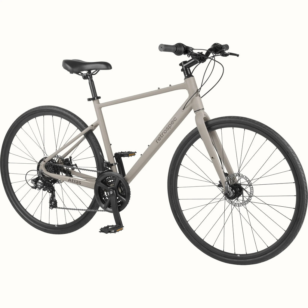 Retrospec Atlas Fitness Hybrid commuter Bike 21 Speed Bike Boom