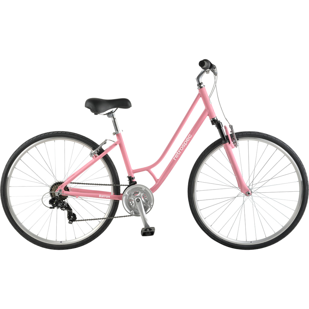 Retrospec Barron Comfort Hybrid Bike Step Through 21 Speed