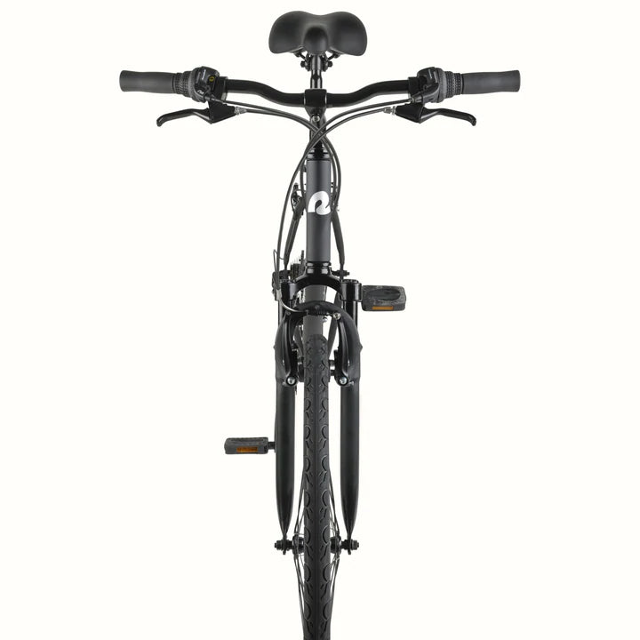 Matte black hot sale hybrid bike